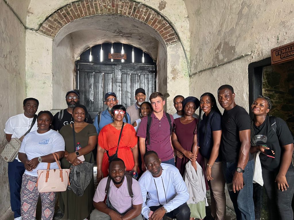 The Door of No Return The last door the captives walked through to be loaded on the ships.